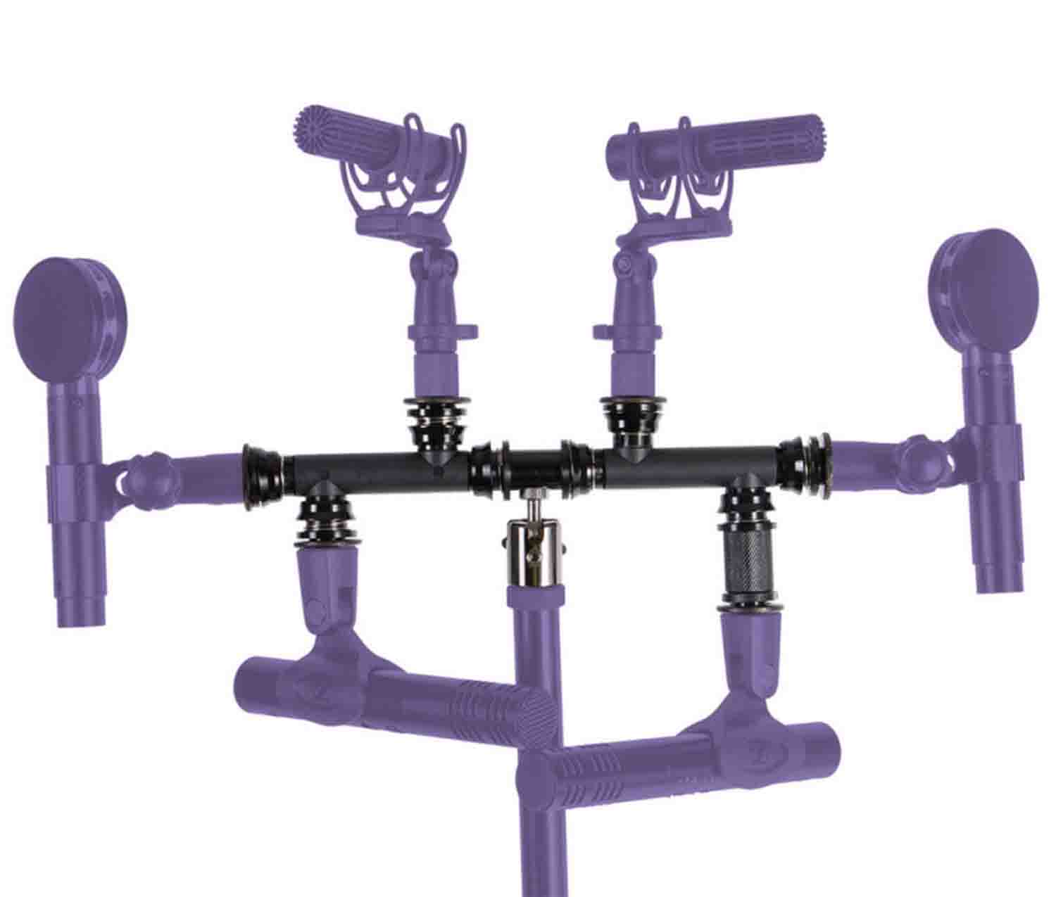 Onstage MY800 Quick-Release Stereo Microphone Bar - Black - Hollywood DJ