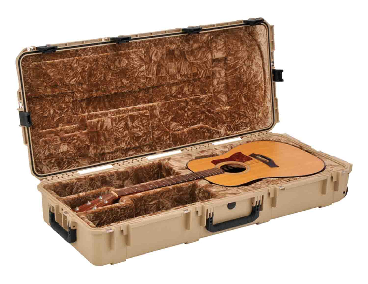 SKB Cases 3i-4217-18-T iSeries Waterproof Acoustic Guitar Case with Wheels - Hollywood DJ