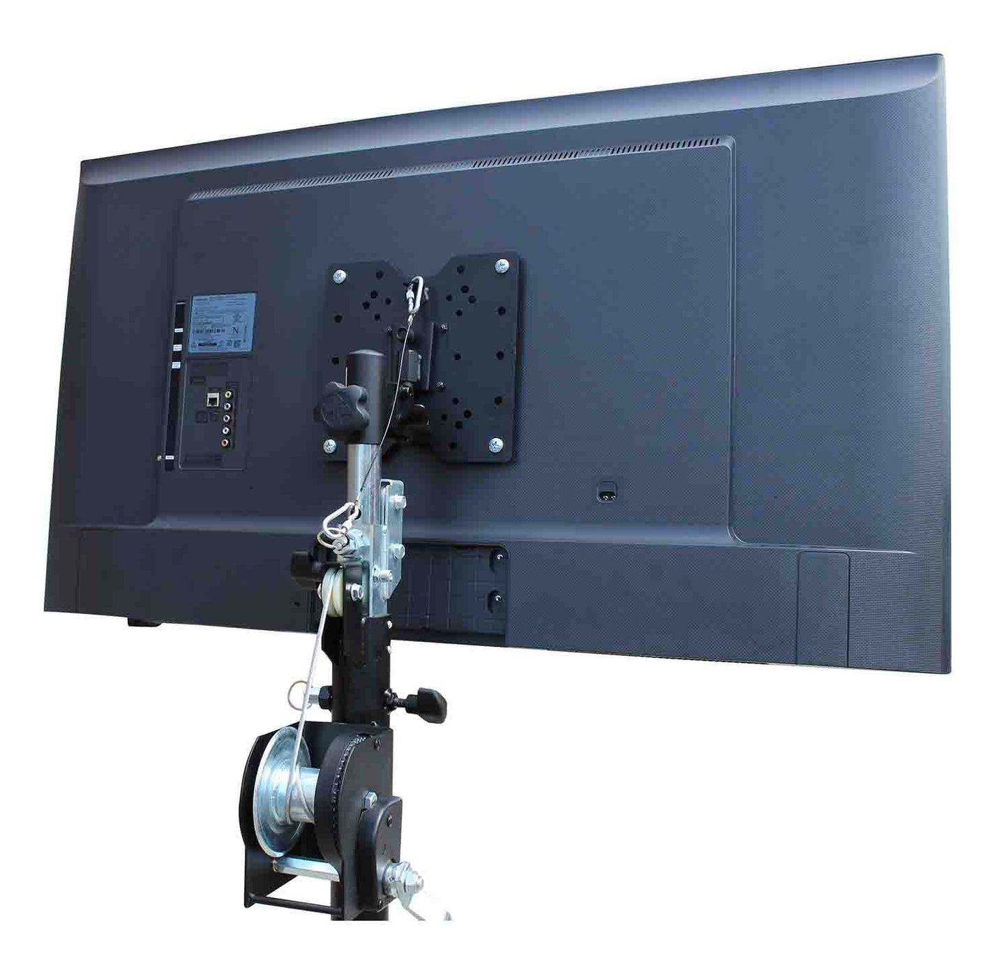 ProX XT-MEDIAMOUNT Universal 32" to 80" TV Bracket Vesa Mount for F34 F32 and 12 Inch Bolt Truss Clamp or Speaker Stands - Hollywood DJ