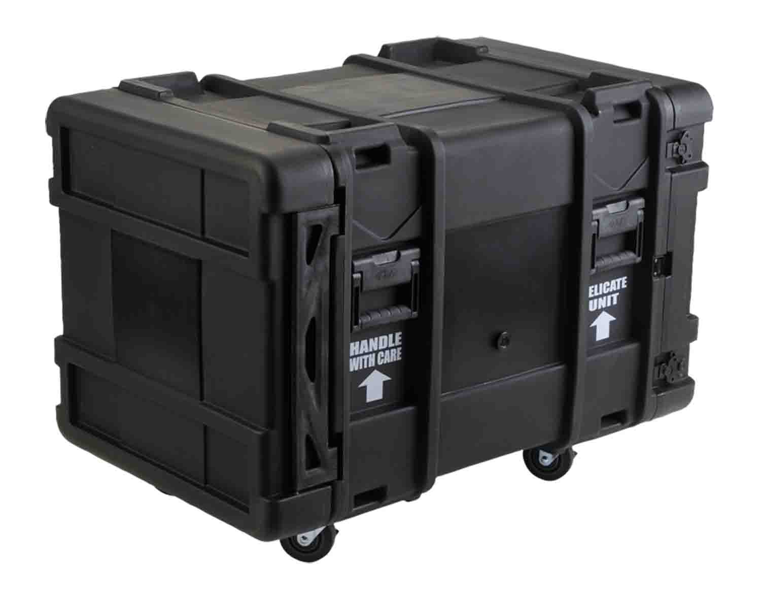 SKB Cases 3SKB-R910U28 28-Inch Deep 10U Roto Shock Rack Case - Black - Hollywood DJ