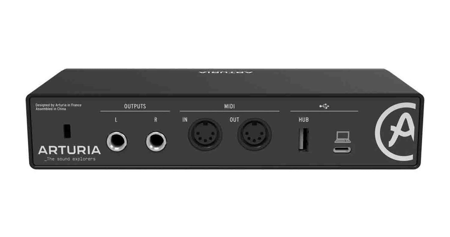 Arturia MiniFuse 2 Portable 2x2 USB Type-C Audio/MIDI Interface - Black - Hollywood DJ