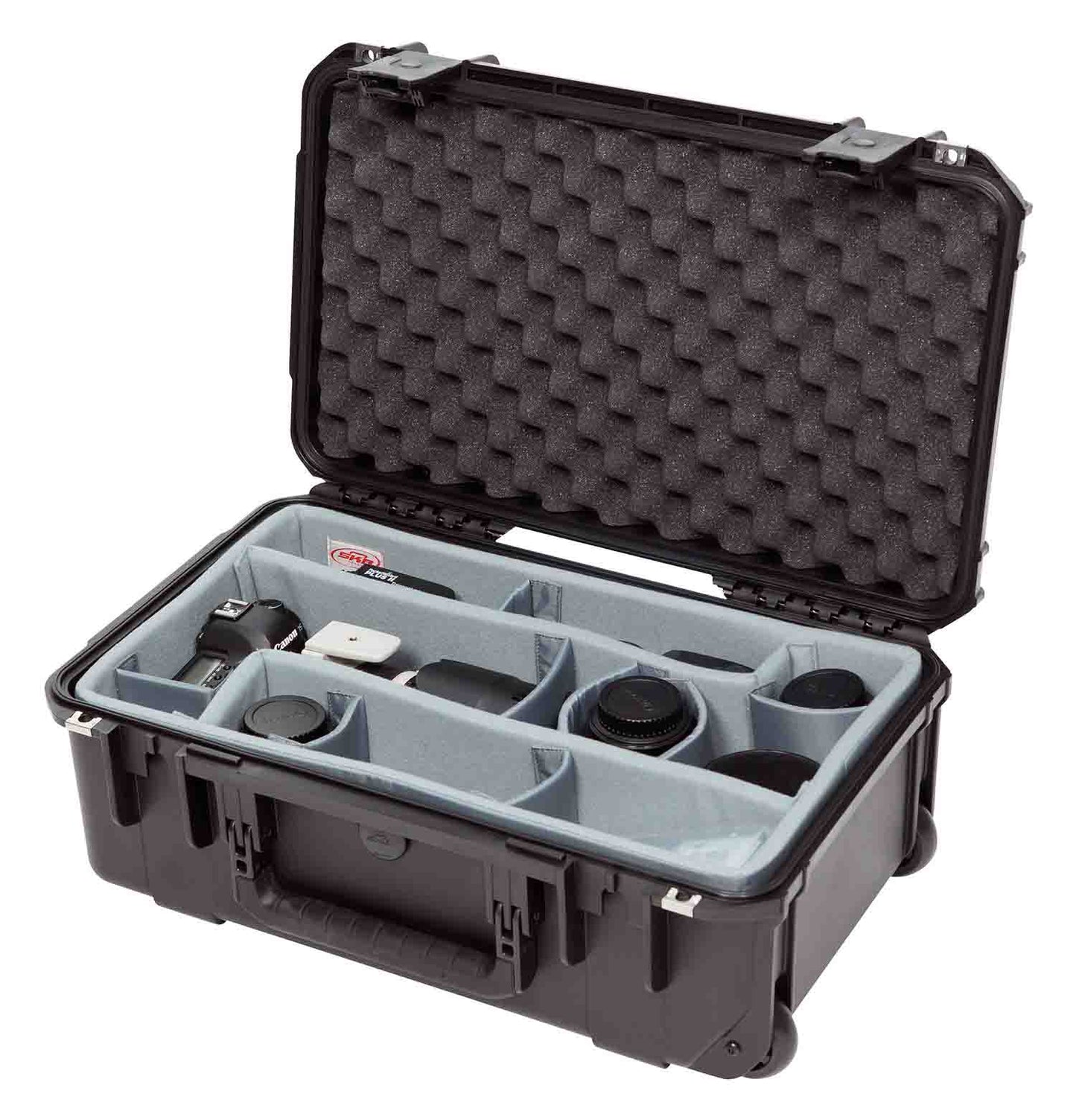 SKB Cases 3i-2011-7DT iSeries 2011-7 Case with Think Tank Photo Dividers & Lid Foam - Black - Hollywood DJ