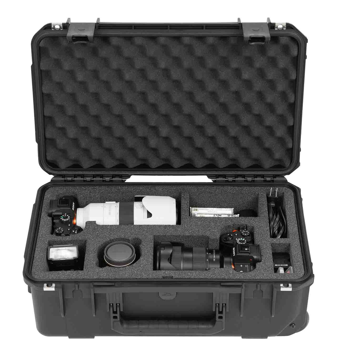 SKB Cases 3i-20117-SA7 iSeries 20117 Waterproof Wheeled Case for Two Sony A7R IV Cameras - Hollywood DJ