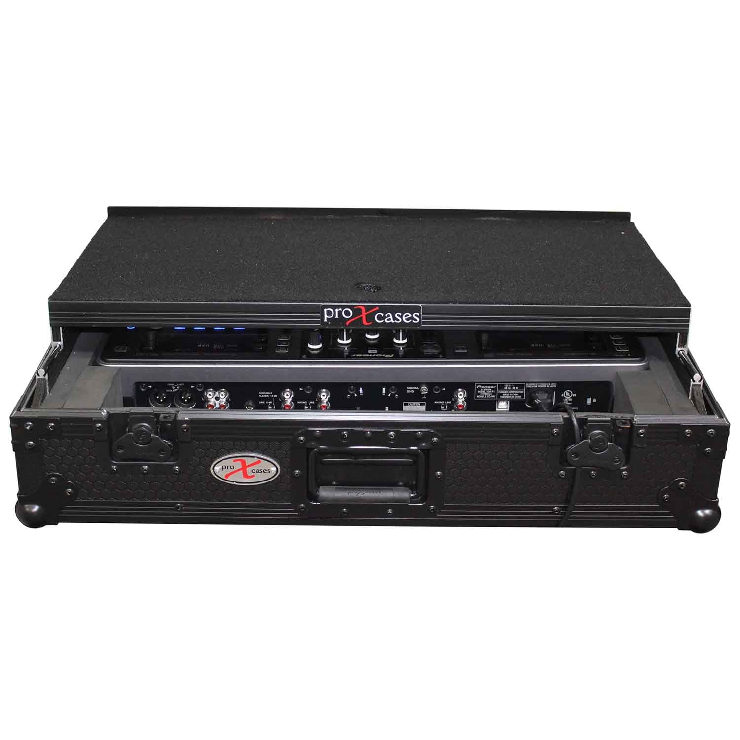 ProX XS-XDJR1WLTBL, DJ Flight Case for Pioneer XDJ-R1 Digital Controller - Black - Hollywood DJ