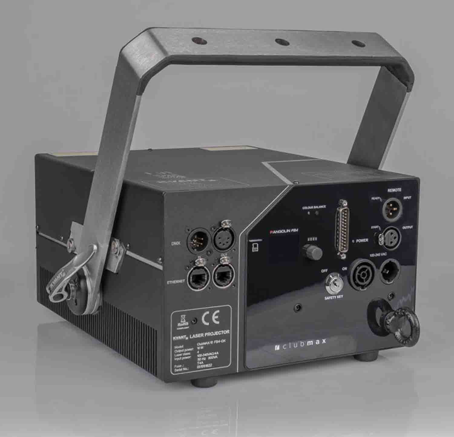 Kvant Lasers Clubmax 10 FB4 RGB Laser Projector - Hollywood DJ
