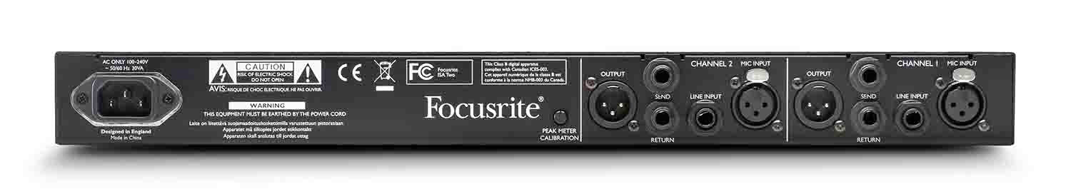 Focusrite Pro ISA Two Rackmount 2-Channel Microphone Preamp - Hollywood DJ