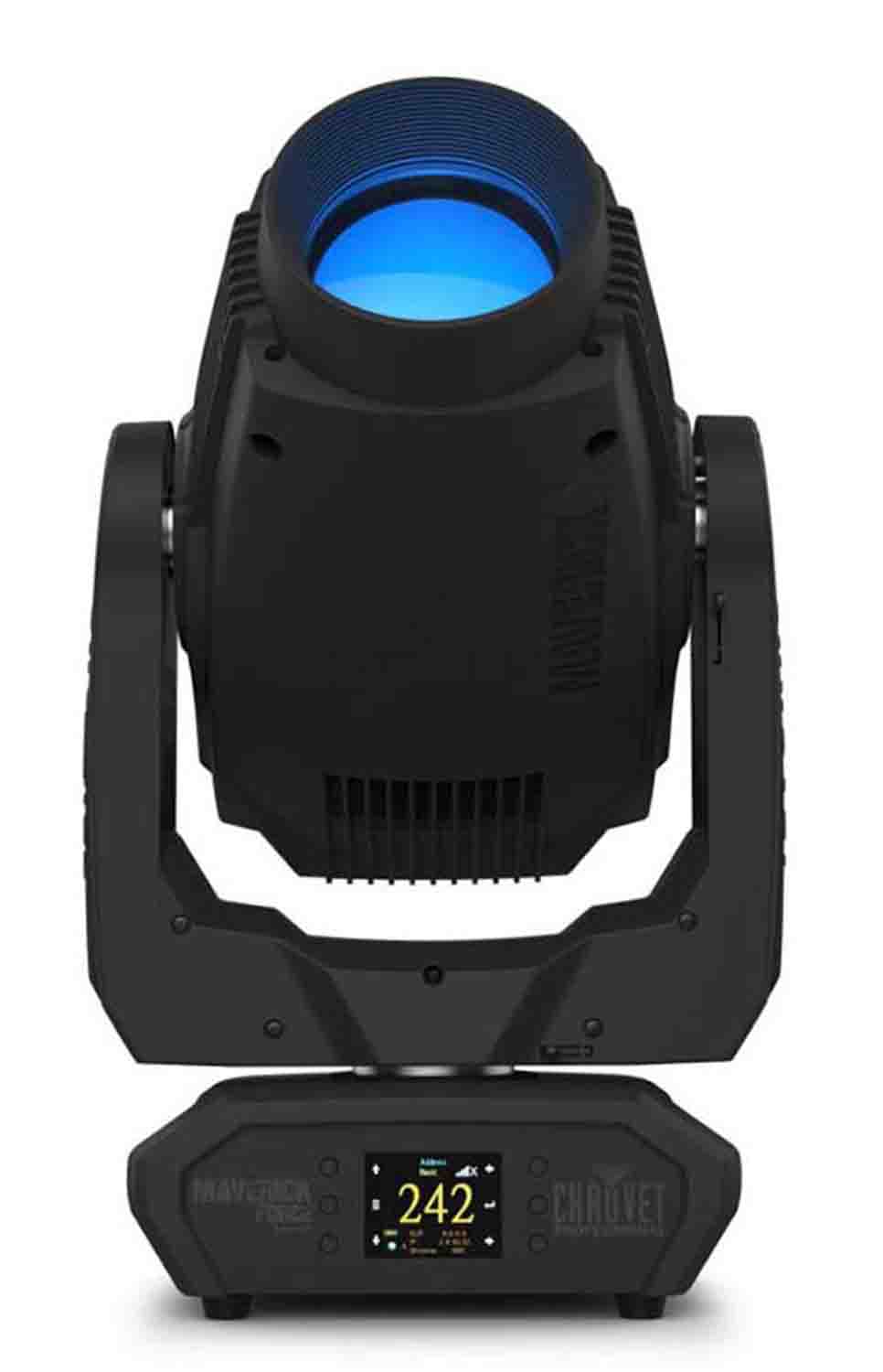 Chauvet Pro Maverick Force 1 Spot Lightweight 470 W LED Yoke Spot Fixture - Hollywood DJ