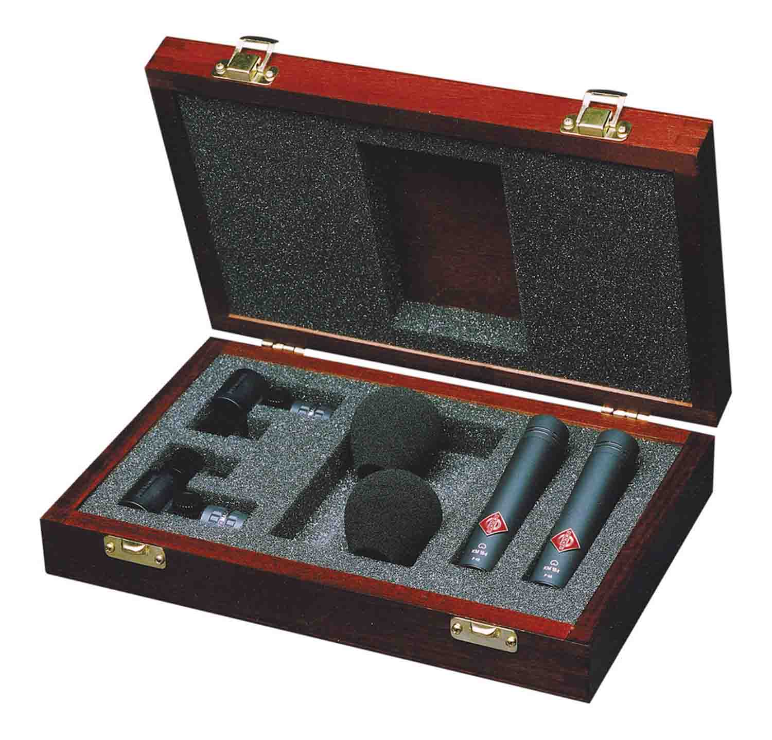 Neumann KM 184-MT-STEREOSET Small-diaphragm Cardioid Microphones - Matte Black - Hollywood DJ