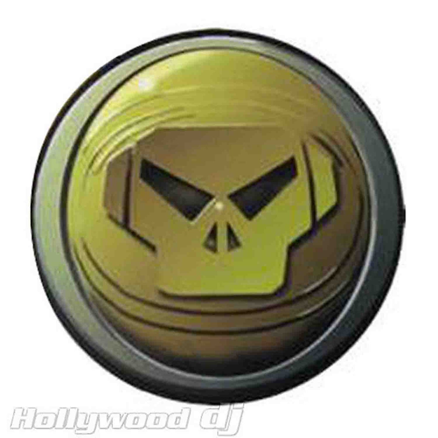 Sicmats DJ Turntable Slipmats 'METALHEADZ GOLD' Slip Mat Set Scratch Pad - Pair - Hollywood DJ