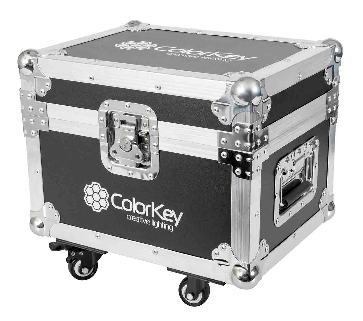 Colorkey CKU-7702-KIT Cold Spark Machine Bundle 2 Dazzlers with Road Case - Black - Hollywood DJ