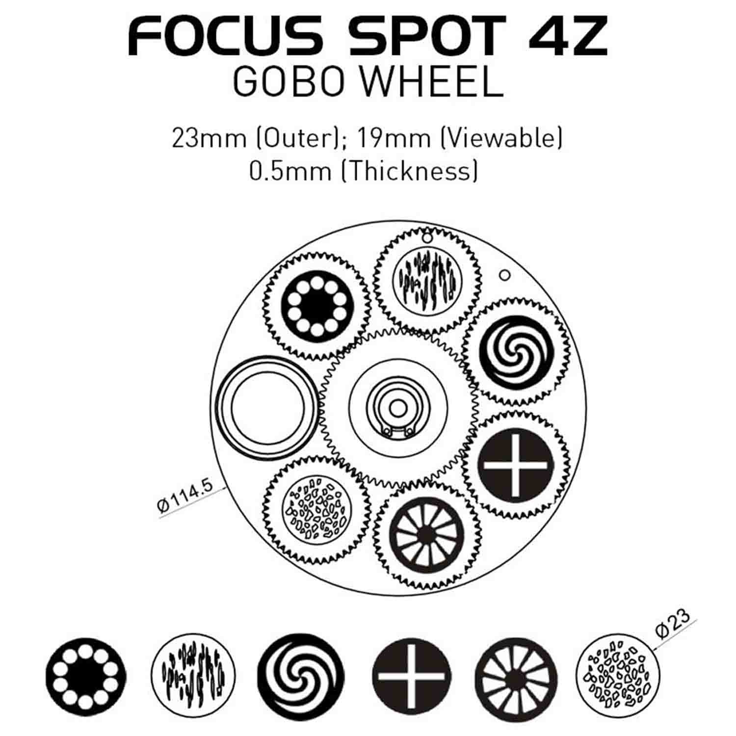 ADJ Focus SPOT 4Z Pearl 200W LED Moving Head Spot Fixture - White - Hollywood DJ