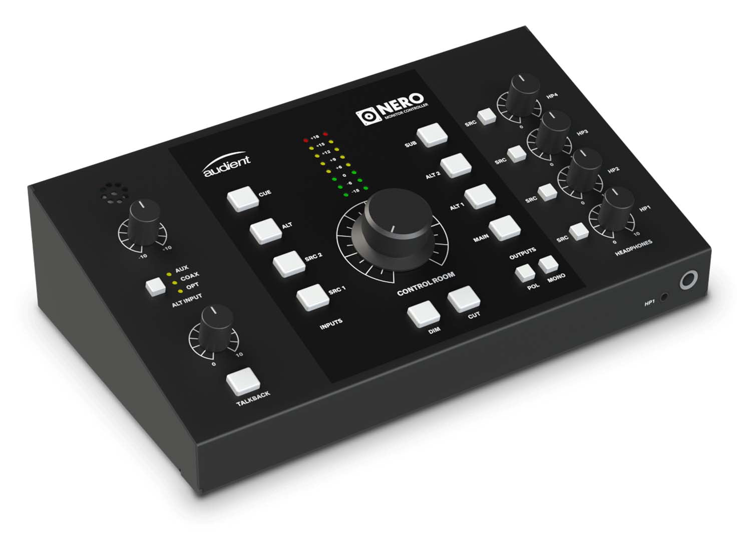 Audient NERO Desktop Monitor Controller - Hollywood DJ