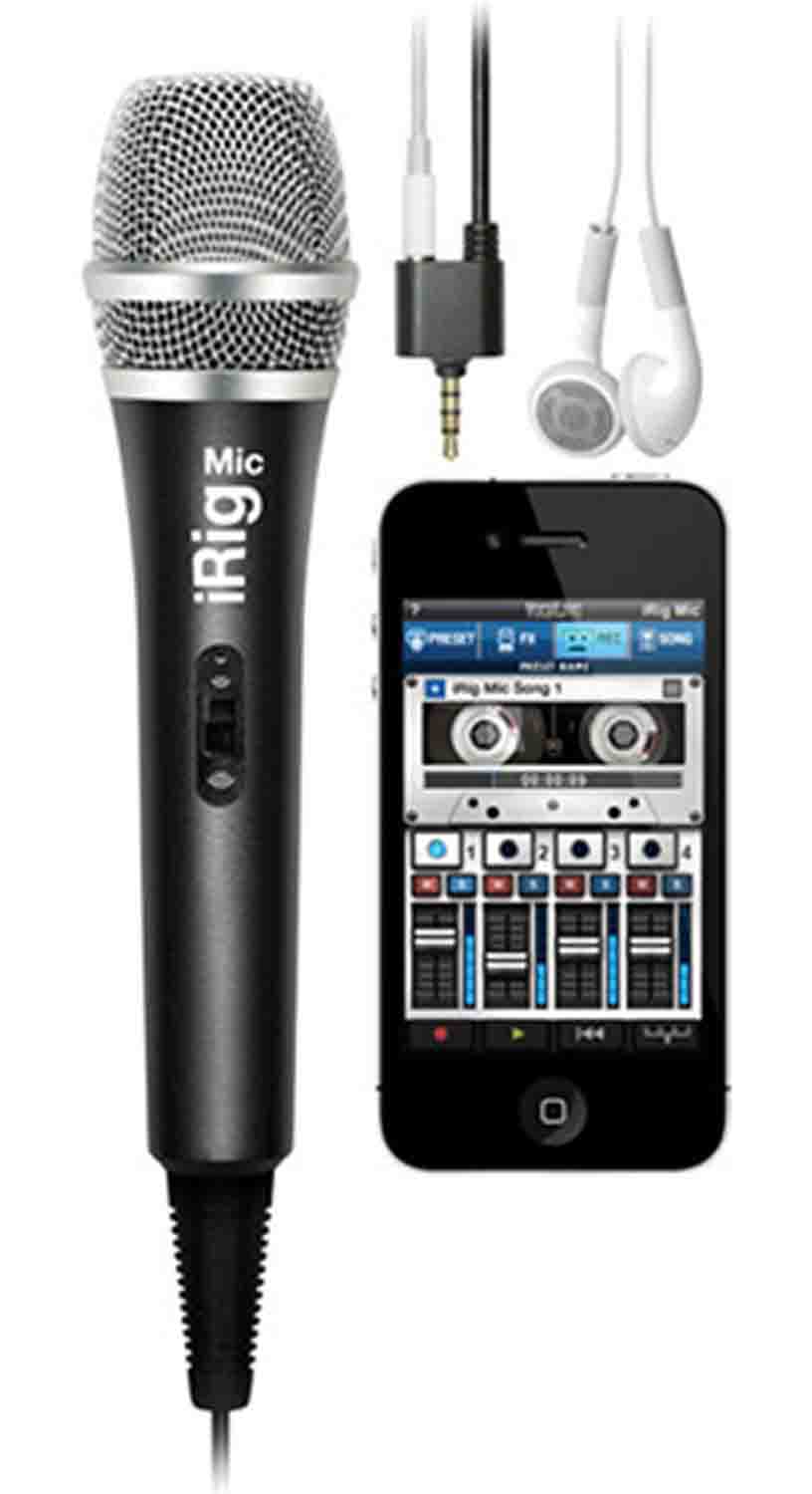 IK Multimedia iRig Mic Handheld Condenser Microphone - Hollywood DJ