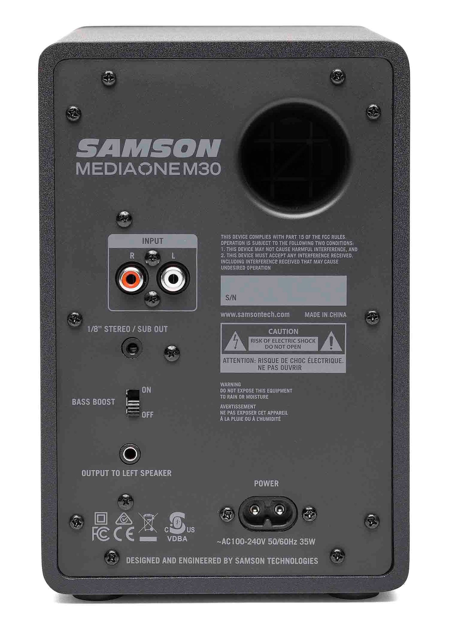 Samson Resolv Media One M30 Powered Studio Monitors