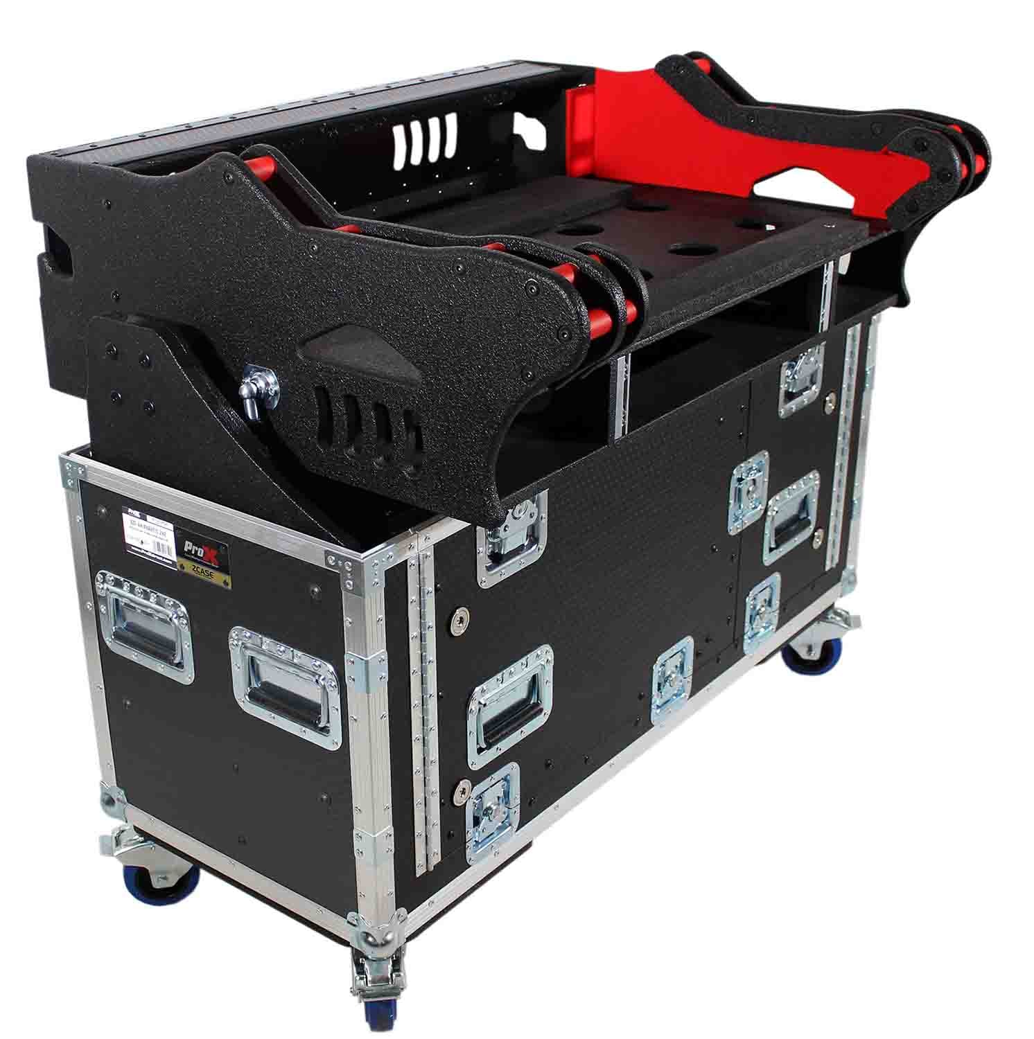 ProX XZF-AHAVANTIS 2U, Hydraulic Lift Case For Allen and Heath Avantis Console - Hollywood DJ