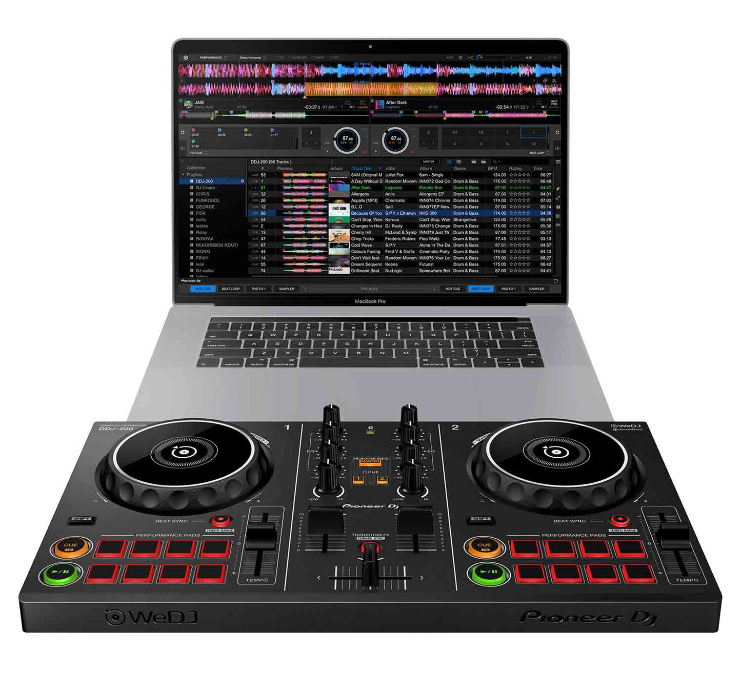 B-Stock: Pioneer DDJ-200, 2-Channel Smart DJ Controller - Hollywood DJ