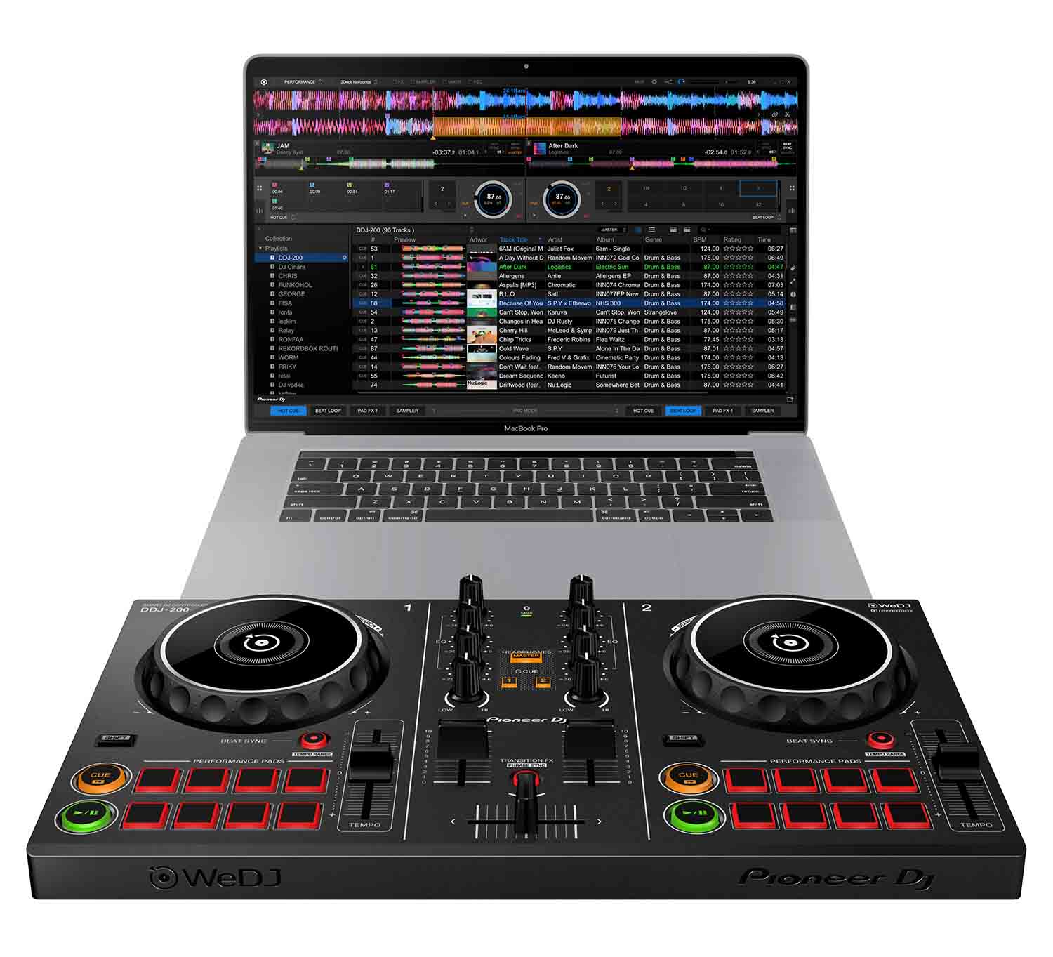 B-Stock: Pioneer DDJ-200, 2-Channel Smart DJ Controller - Hollywood DJ