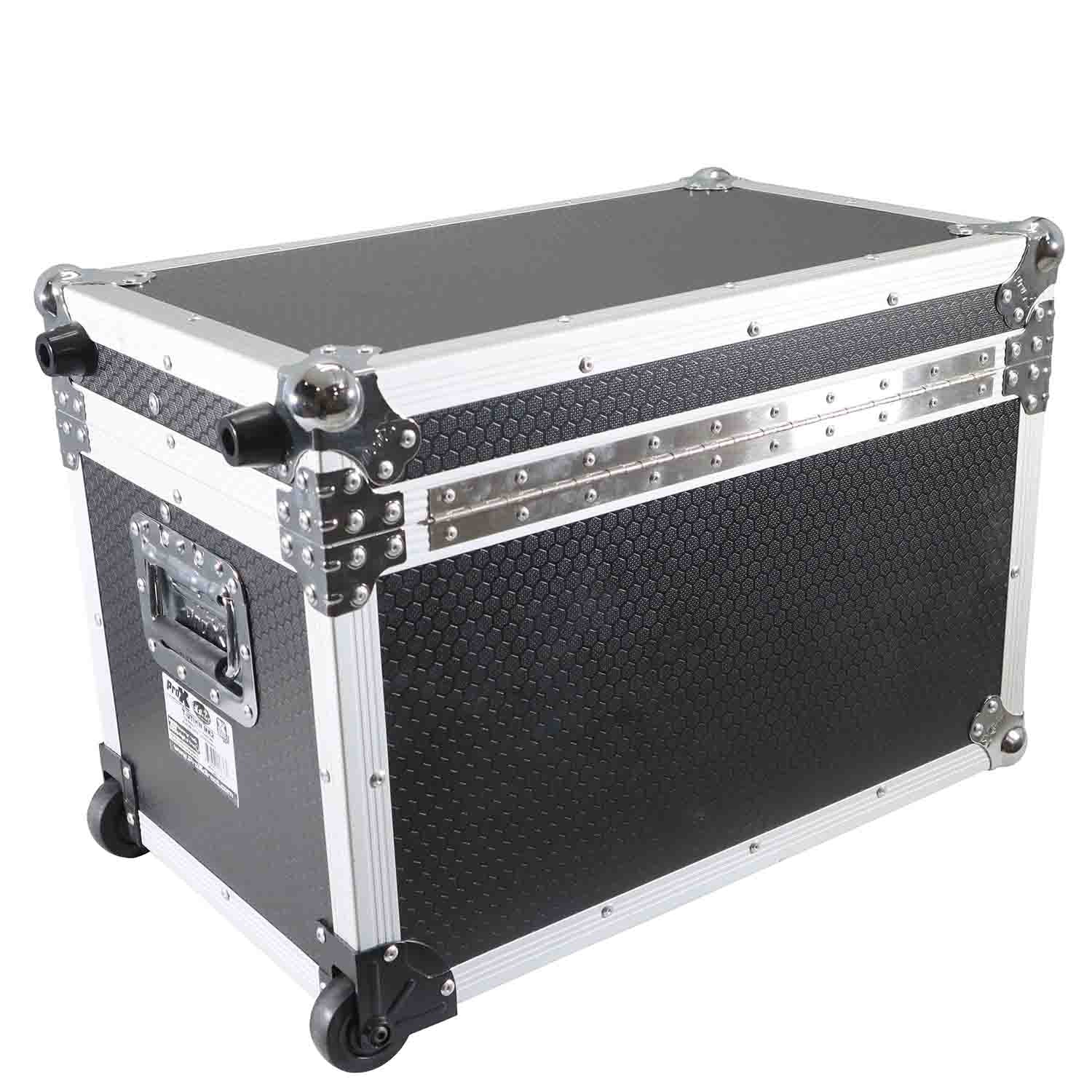 B-Stock: ProX T-UTIHW MK2 Roll-Away Utility Case with Retractable Handle and Low-Profile Recessed Wheels - Hollywood DJ