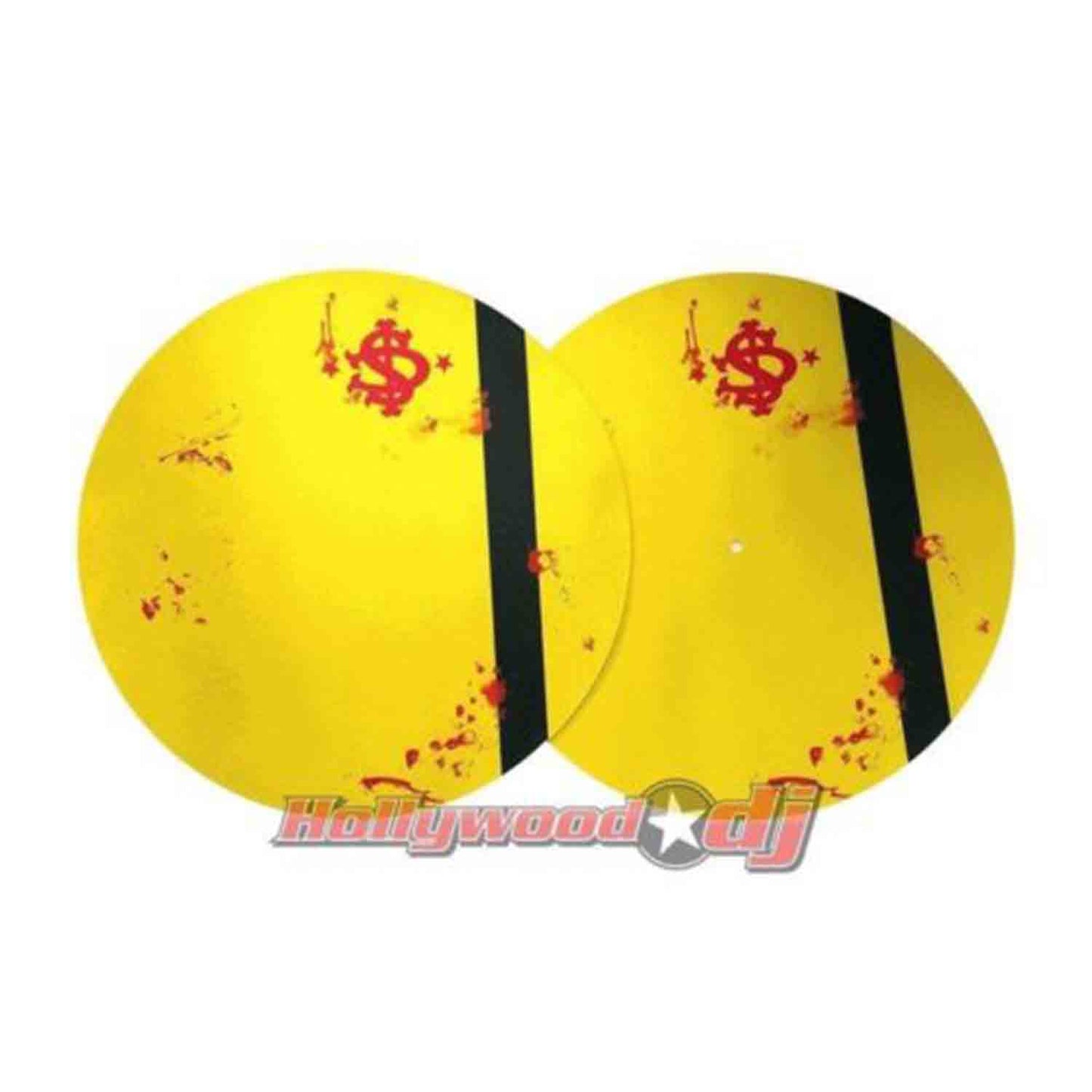 Sicmats DJ Slipmats KILL BILL Suit Pattern Technics Turntable Slipmat - Pair - Hollywood DJ