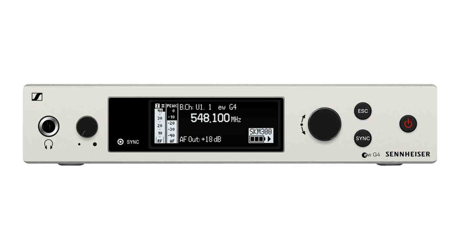 Sennheiser EW 300 G4-BASE COMBO-AW+, Wireless Microphone System with No Mics (AW+: 470 to 558 MHz) - Hollywood DJ