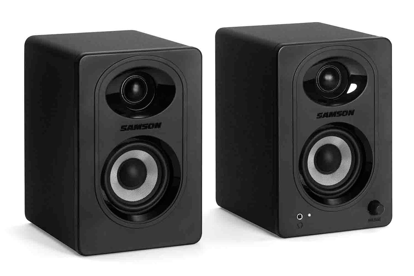 Samson MediaOne M30BT Powered 3-Inch 2-Way Studio Monitors with Bluetooth