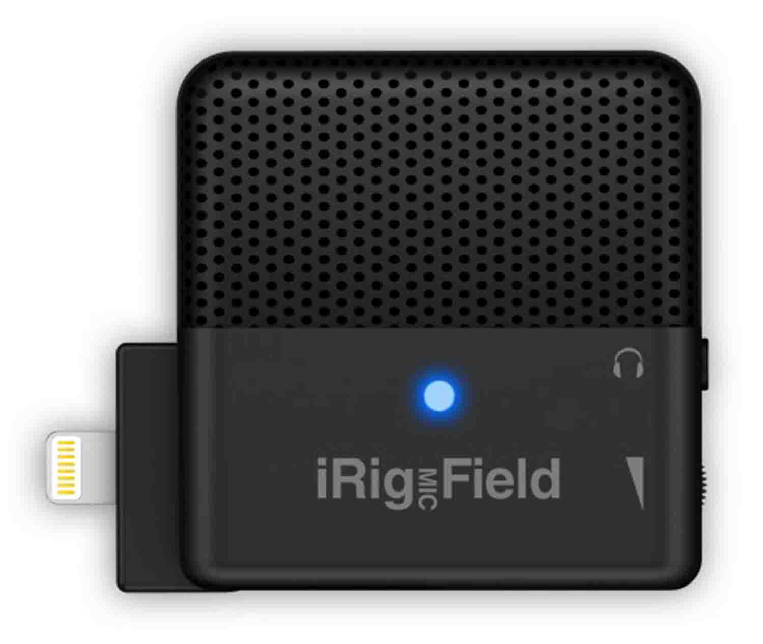 IK Multimedia iRig Mic Field Stereo Digital Field Recording iOS Microphone - Hollywood DJ