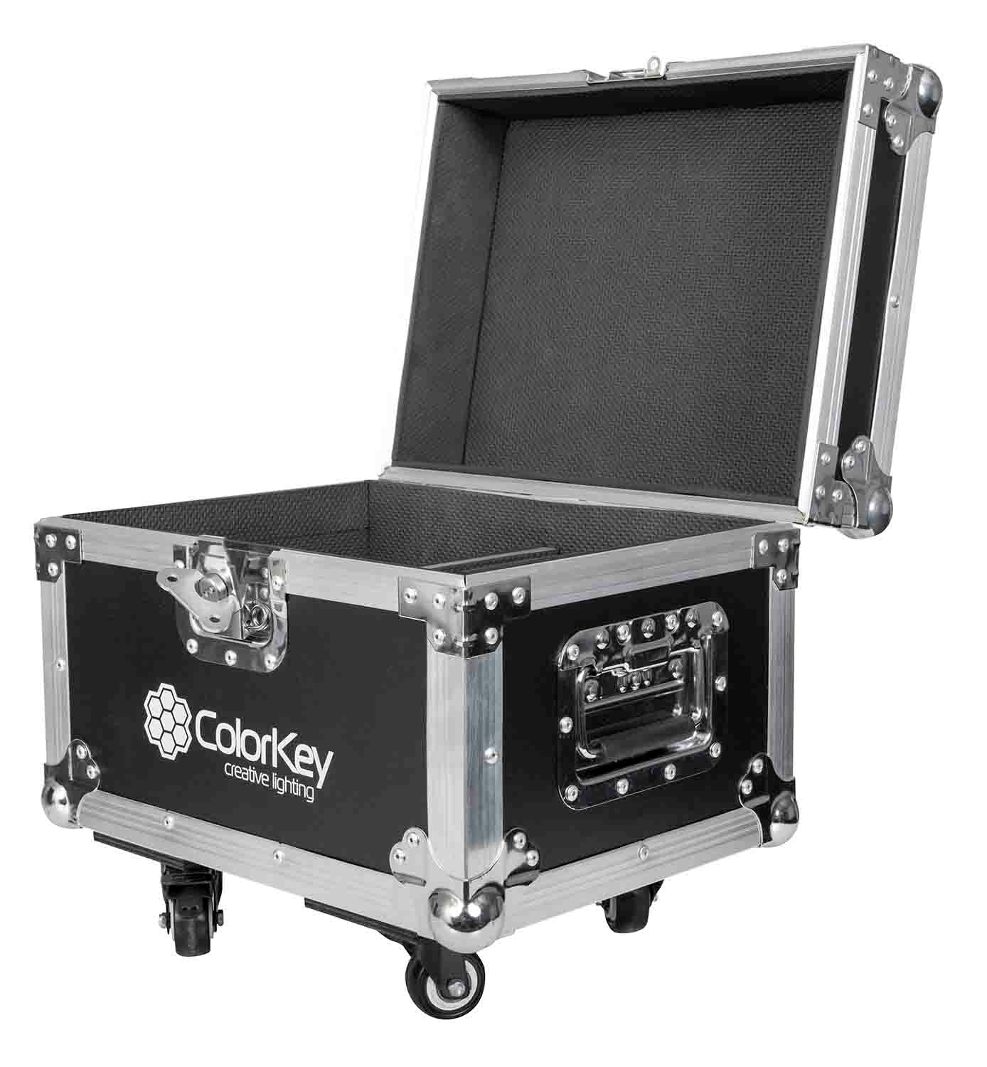 Colorkey CKU-7702-KIT Cold Spark Machine Bundle 2 Dazzlers with Road Case - Black - Hollywood DJ