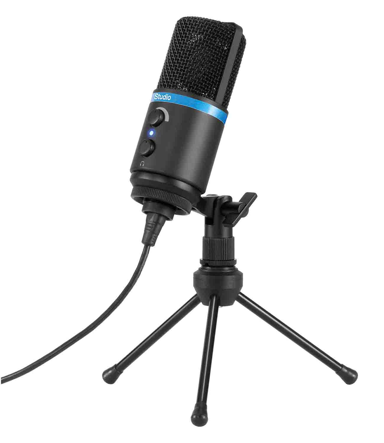 IK Multimedia iRig Mic Studio Digital Microphone for iOS, Mac, PC and Android - Black - Hollywood DJ