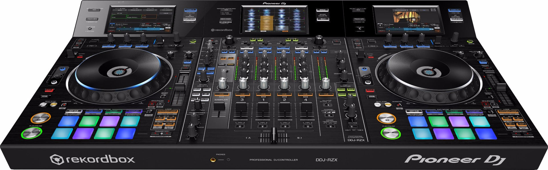 B Stock: Pioneer DJ DDJ-RZX 4 Channel rekordbox Professional DJ VJ Controller - Hollywood DJ