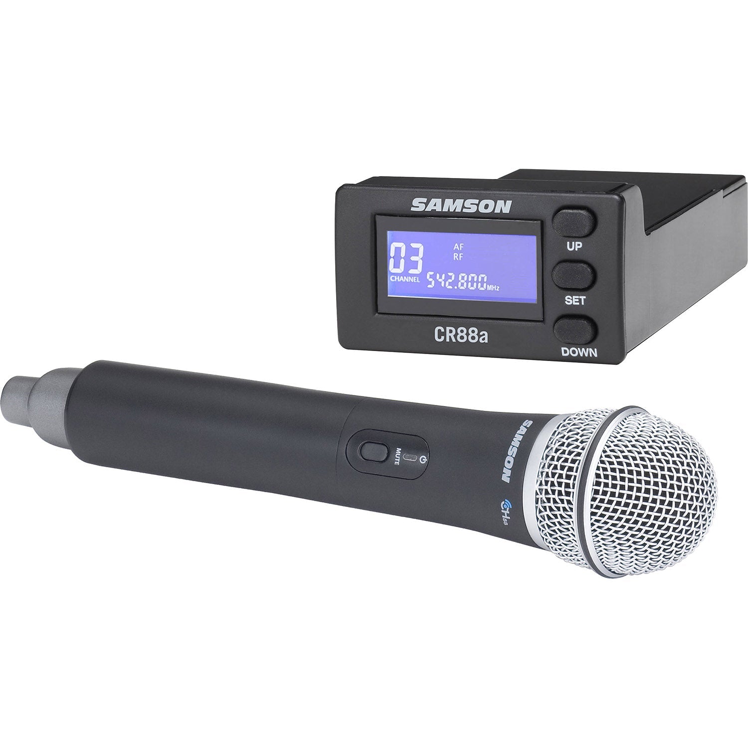 Samson SAXP310W-K Portable PA System with Wireless Microphone - K: 470 to 494 MHz - Hollywood DJ