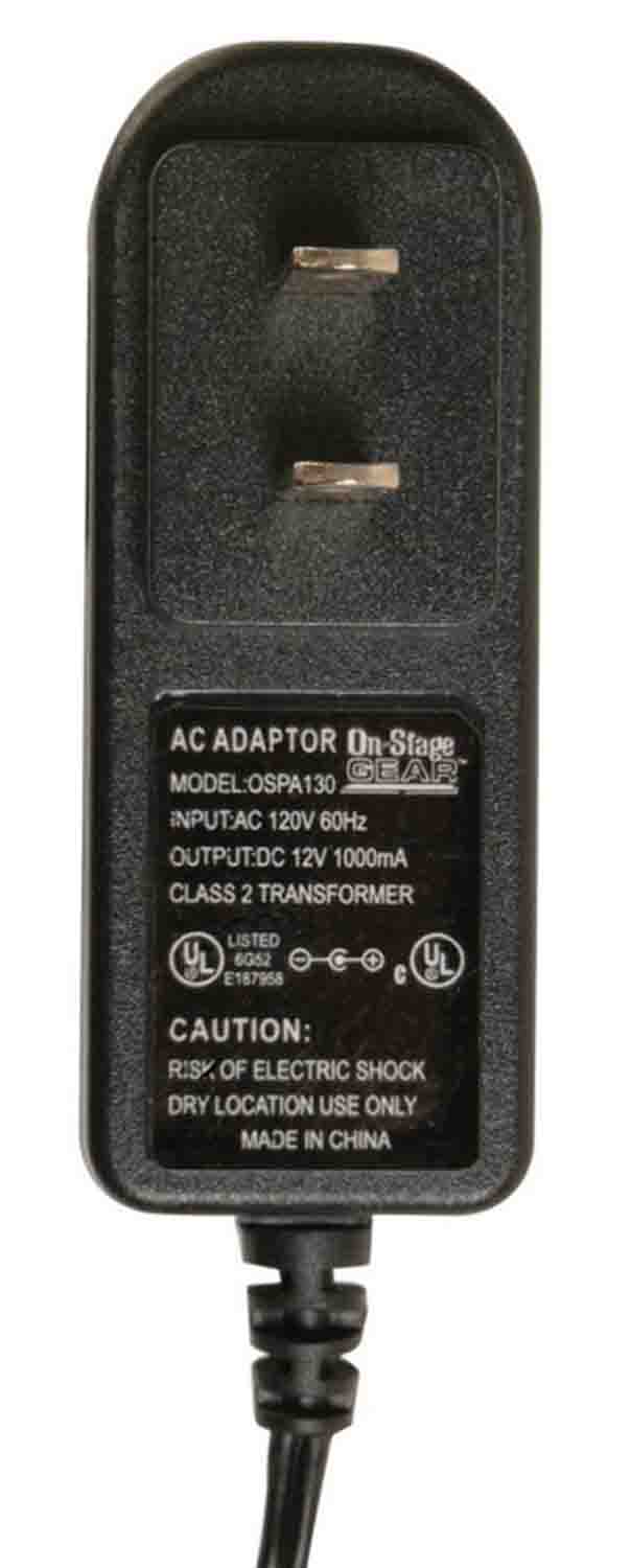 On Stage OSPA130 Power Adapter - Hollywood DJ