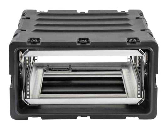 SKB Cases 3RR-4U24-25B 4U 24-inch Deep RR Series Shock Rack Case - Hollywood DJ
