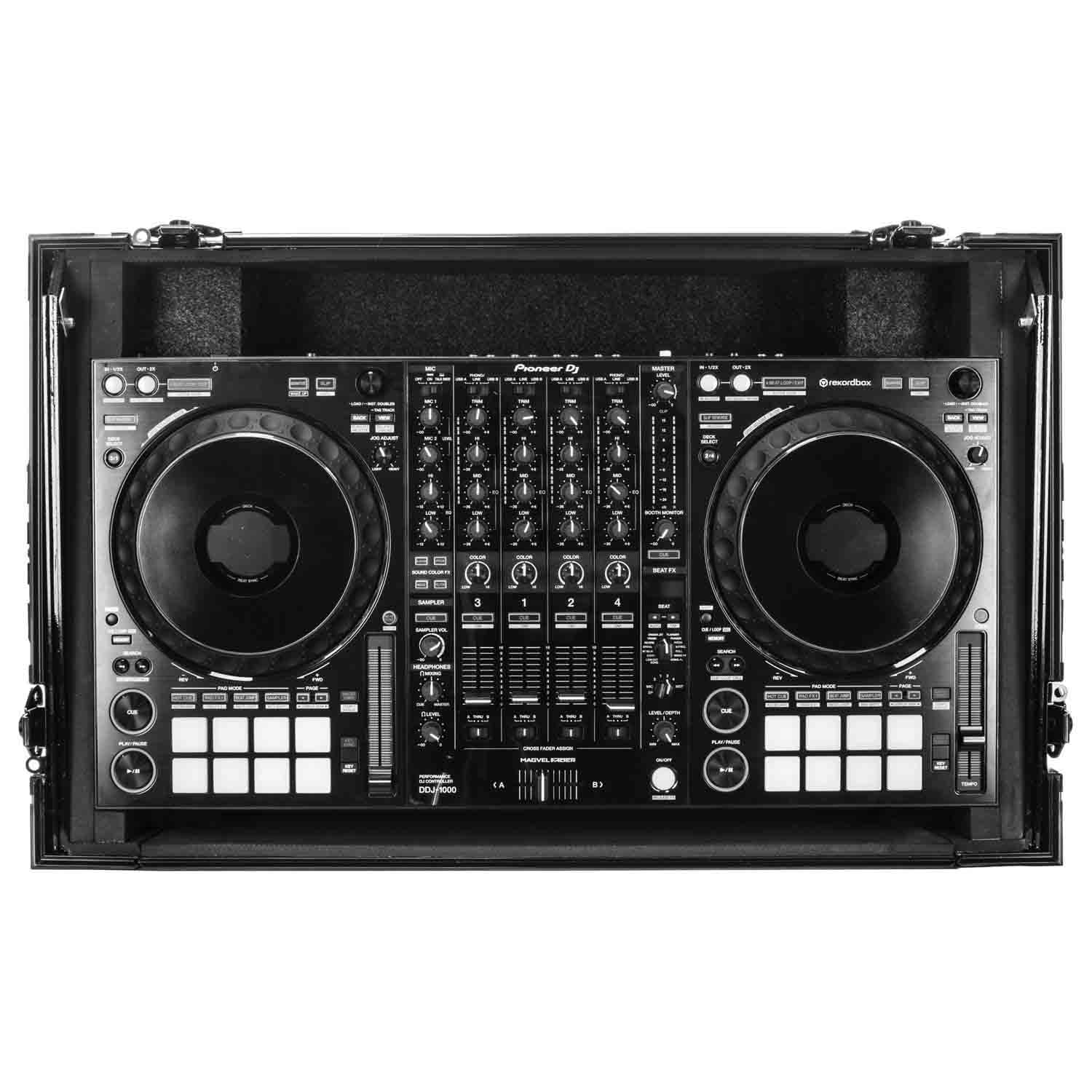 Odyssey FZGSDDJ1000W2BL. Black Label Case for Pioneer DDJ-1000 or DDJ-1000SRT Controller - Hollywood DJ