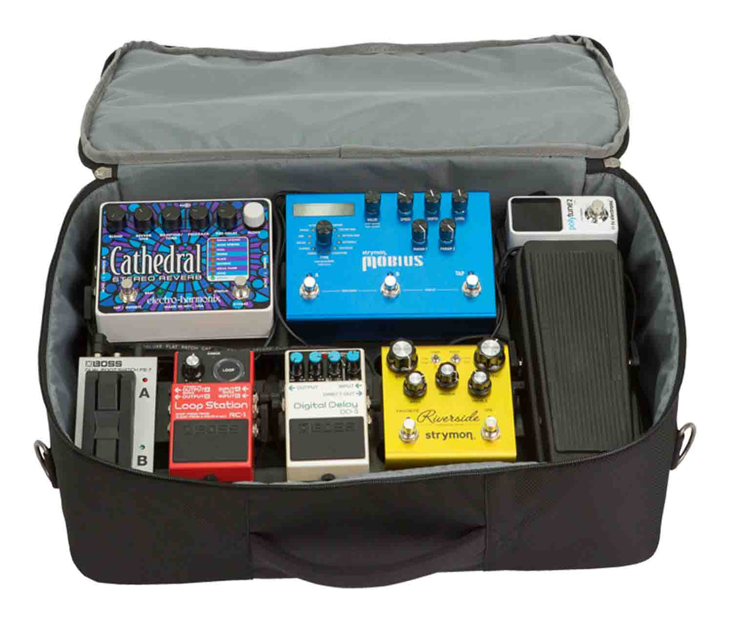 SKB Cases 1SKB-1712TPB Think Tank Soft Bag with 1SKB-PB1712 Pedalboard - Hollywood DJ