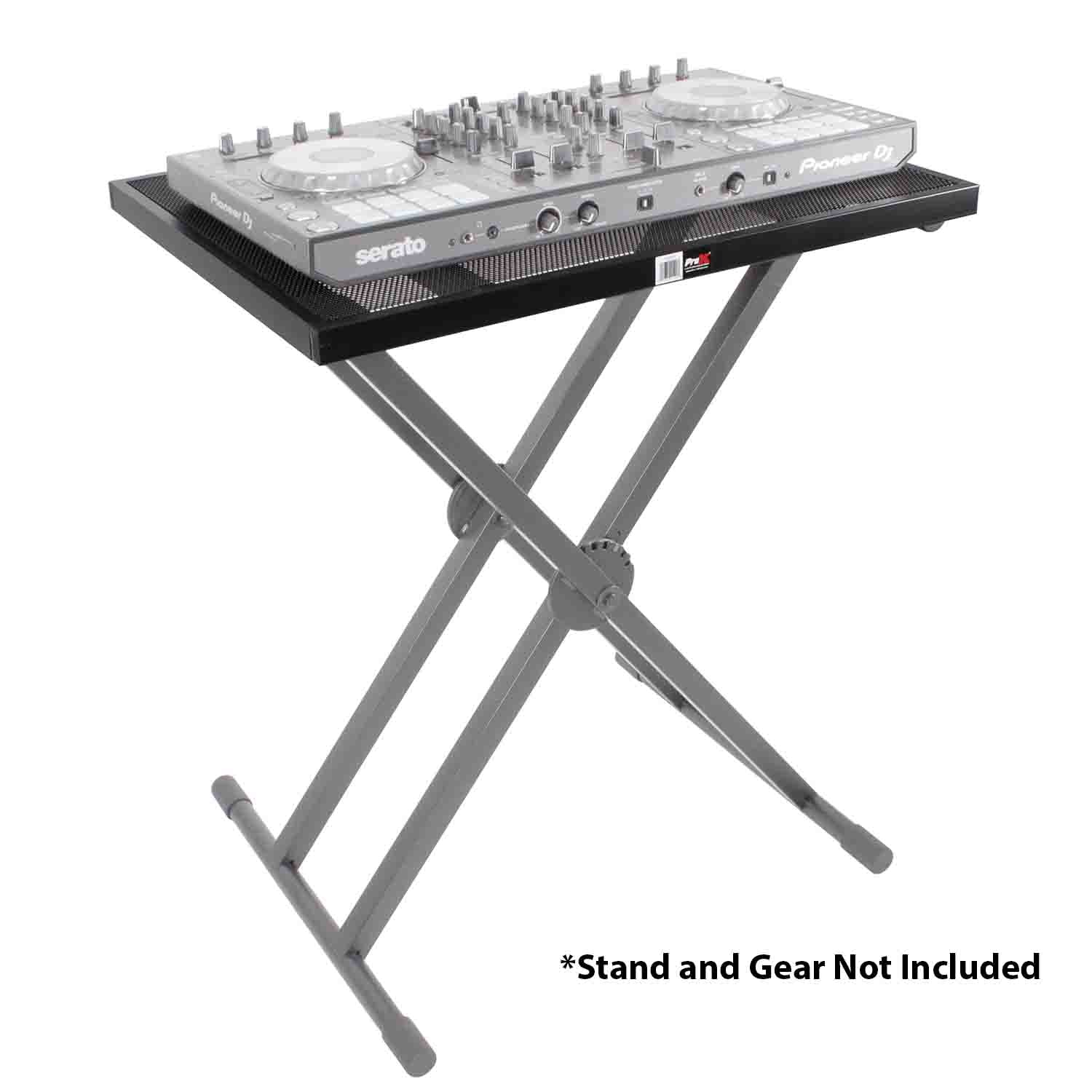 B-Stock: ProX T-KSTU DJ Table Topper for Keyboard Stand (Stand Not Included) - Hollywood DJ