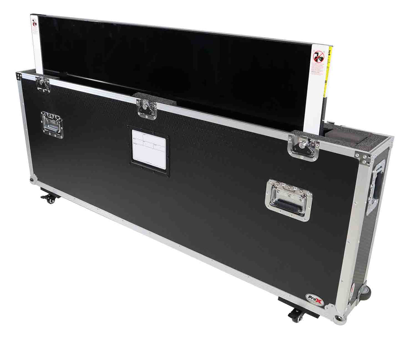 ProX XS-TV6070W Universal Case for ONE 60 to 70 Inch Flat Panel Monitor LED TV with Low Profile Wheels - Hollywood DJ