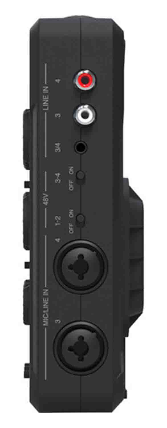 IK Multimedia iRig Pro Quattro I/O Portable 4x2 Audio and MIDI Interface and Mixer for Mobile Devices, Computers - Hollywood DJ