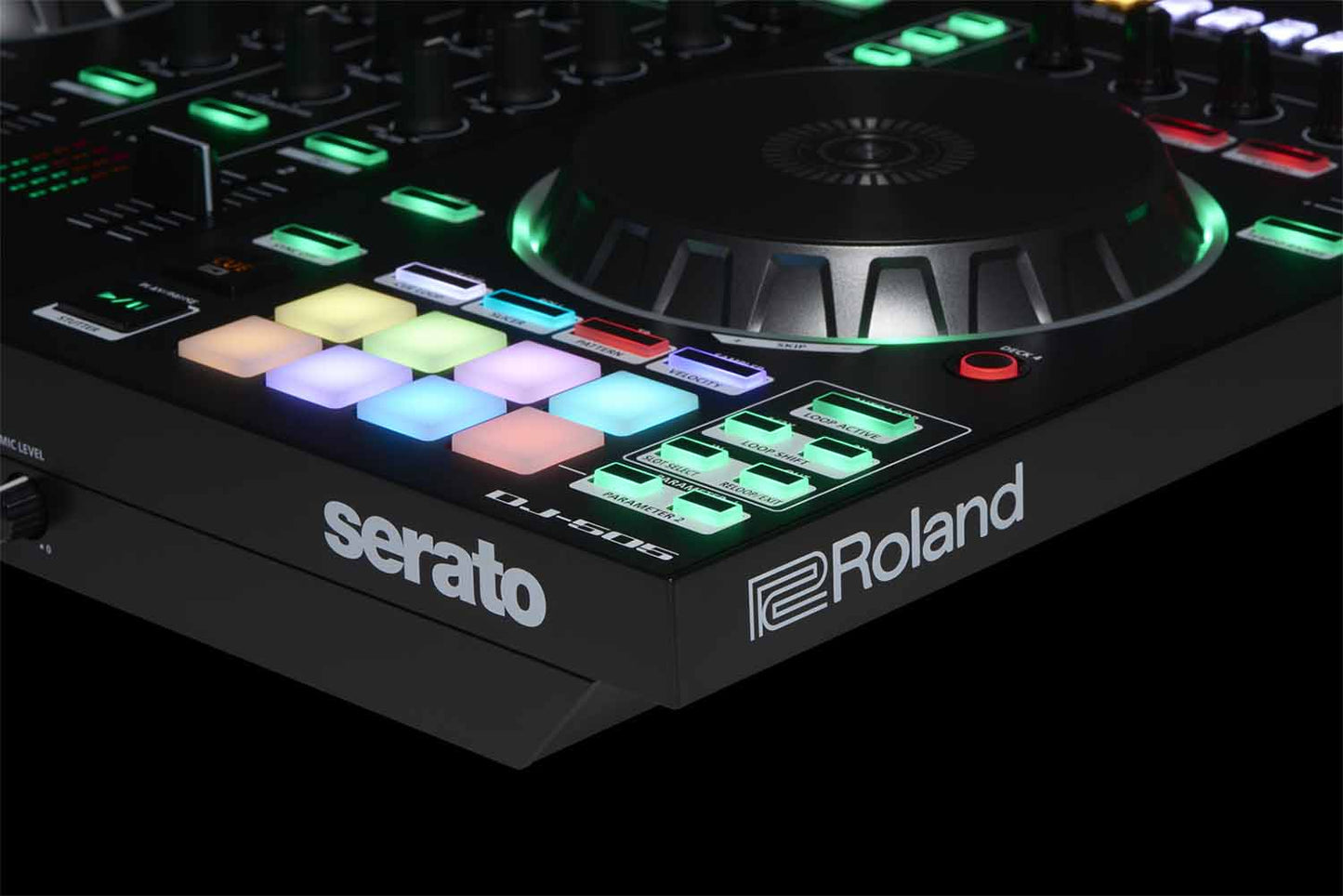 Roland DJ-505, 2-Deck Serato DJ Controller with Drum Machine - Hollywood DJ
