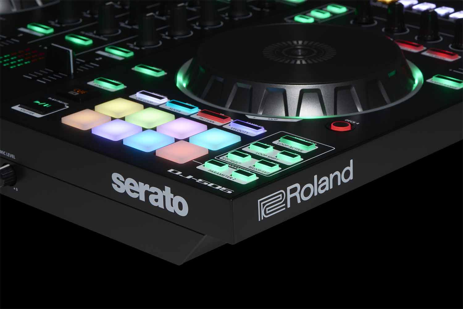 Roland DJ-505, 2-Deck Serato DJ Controller with Drum Machine - Hollywood DJ