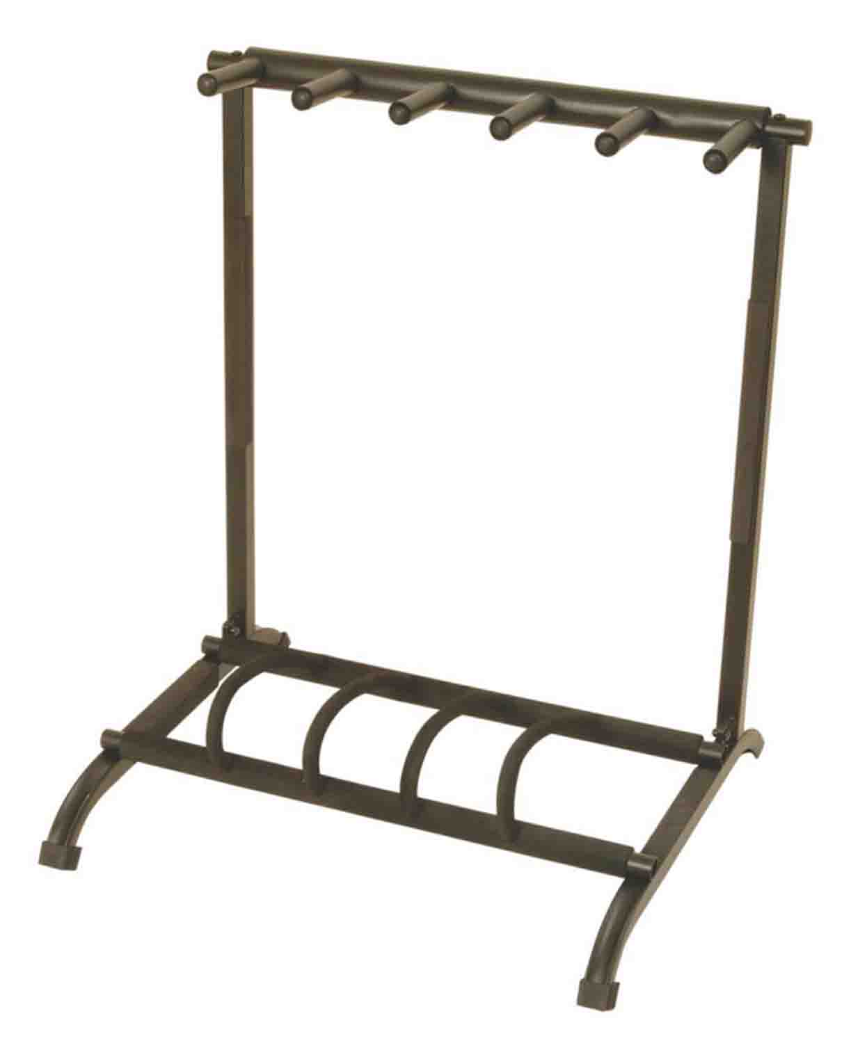 OnStage GS7561 Five-Space Foldable Multi-Guitar Rack - Hollywood DJ