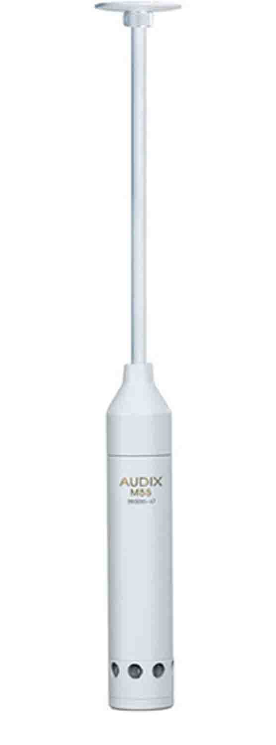 Audix M55WO Omnidirectional Hanging Ceiling Microphone with Height Adjustment - Hollywood DJ
