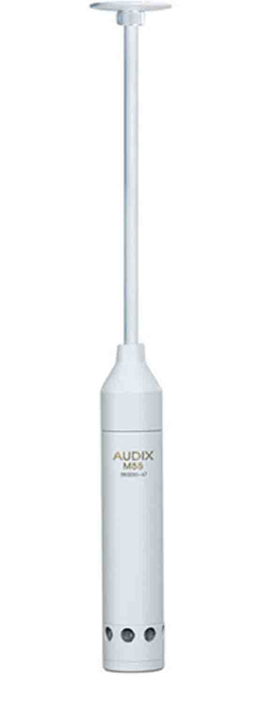 Audix M55WO Omnidirectional Hanging Ceiling Microphone with Height Adjustment - Hollywood DJ