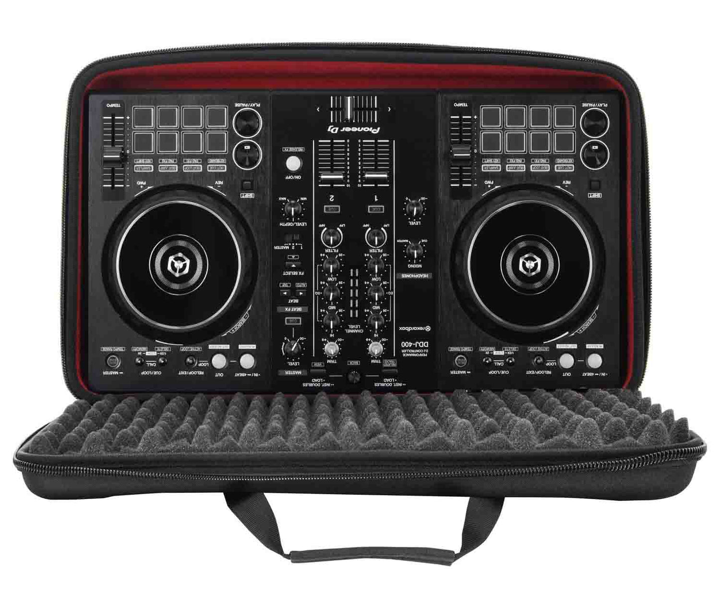 Odyssey DDJ-FLX4 CASE - Redline Soft Case Series for Pioneer DJ DDJFLX4 - Hollywood DJ