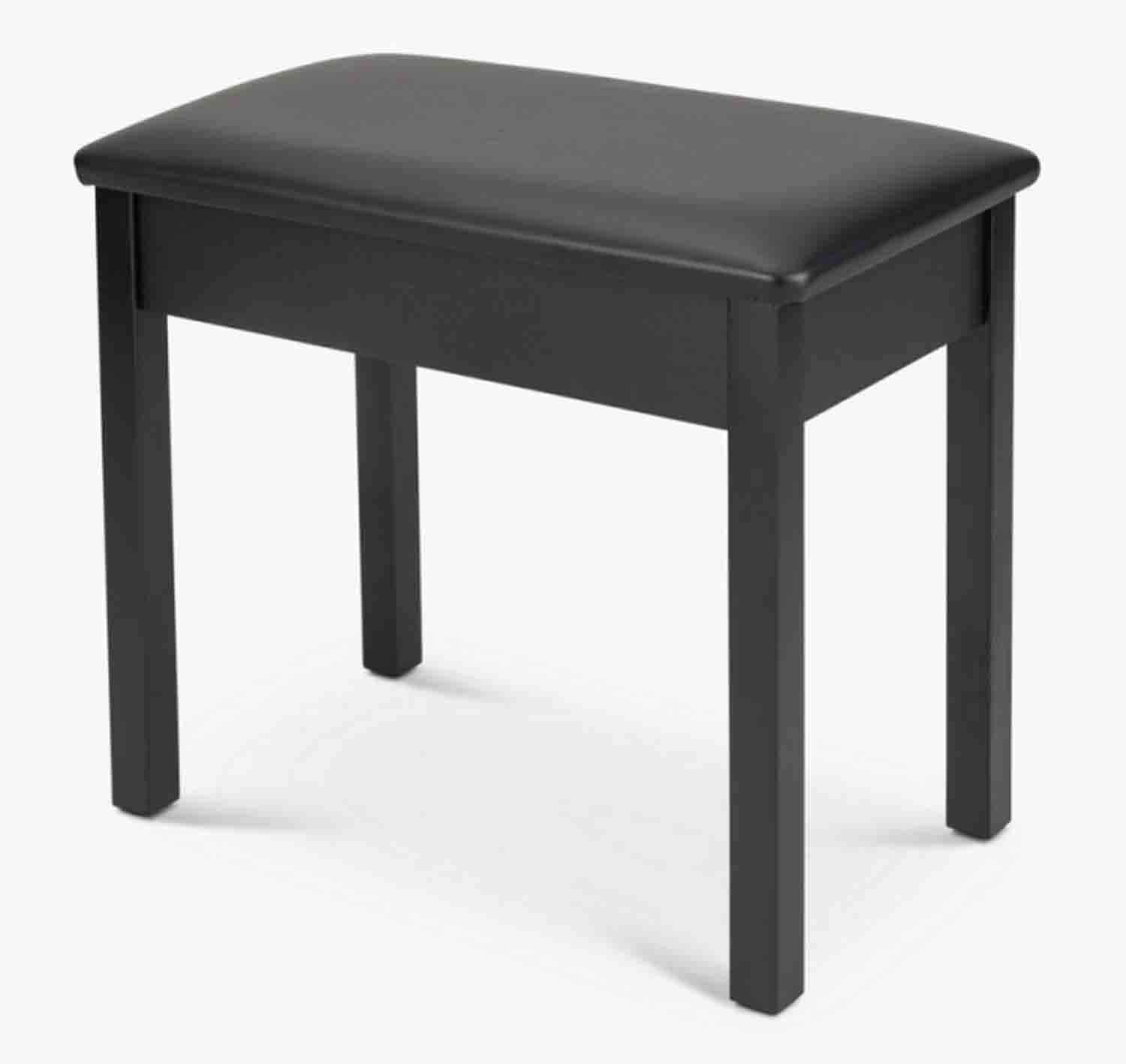 OnStage KB8902B Flip-Top Piano Bench with Music Compartment (Black) - Hollywood DJ