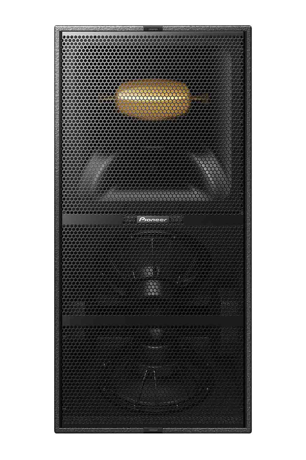 Pioneer XY-3B Dual 12” Three-Way Hybrid Loaded Bi-Amp Loudspeaker - Hollywood DJ
