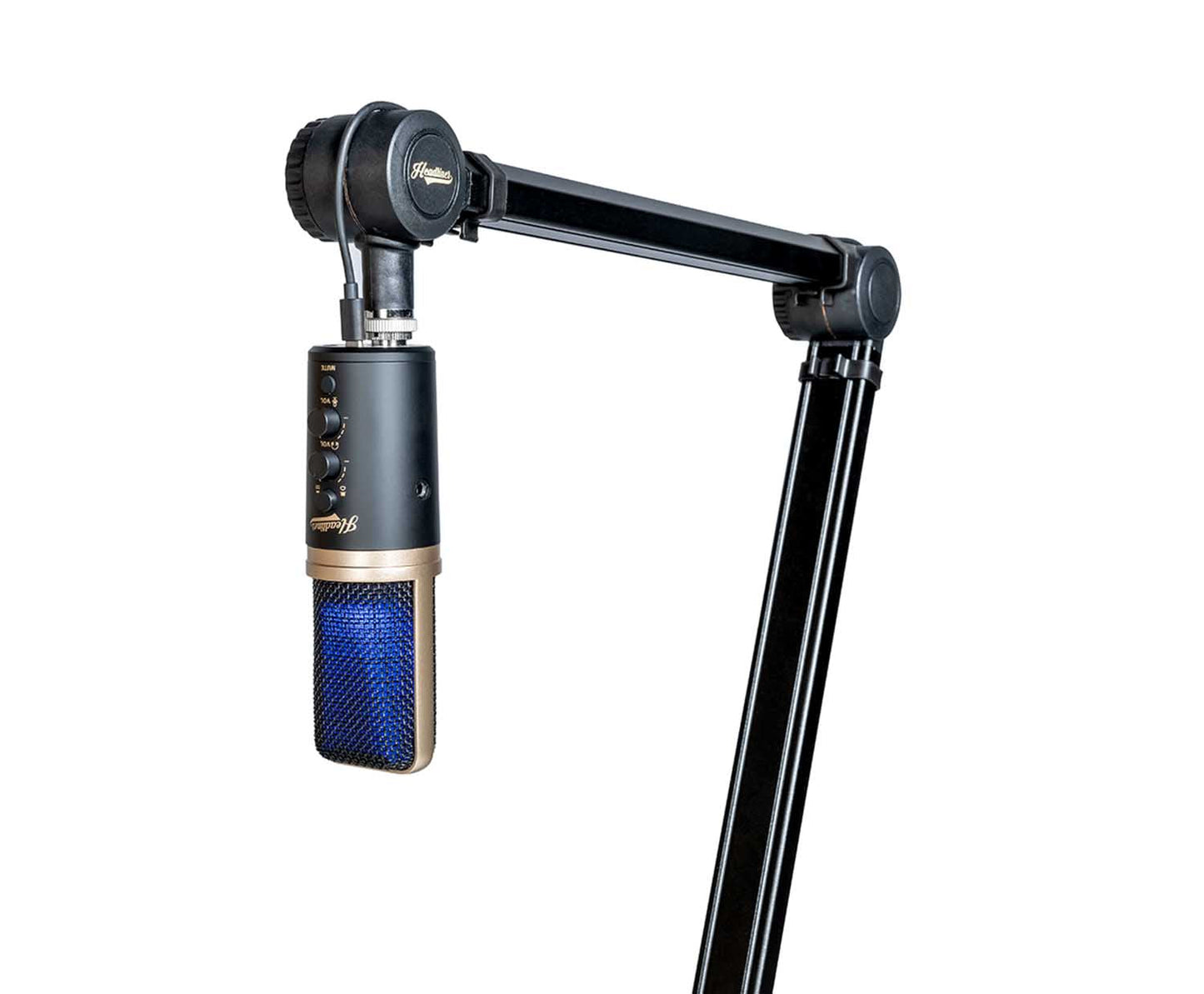 Podcast MV7-K Starter Bundle with Sierra Desktop Boom Stand - Hollywood DJ