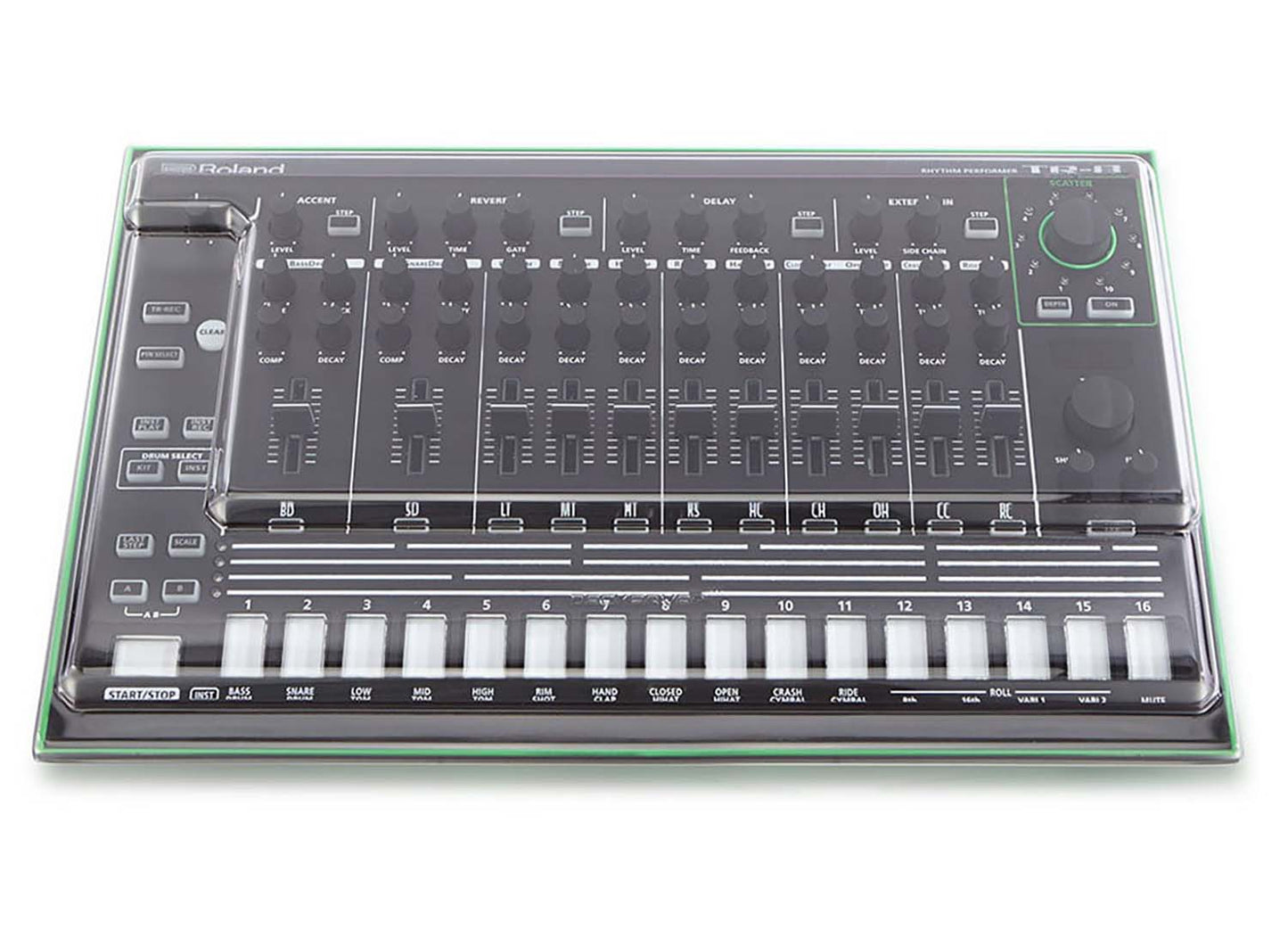 Decksaver DSS-PC-TR8 Protection Cover for Roland AIRA TR-8 - Hollywood DJ