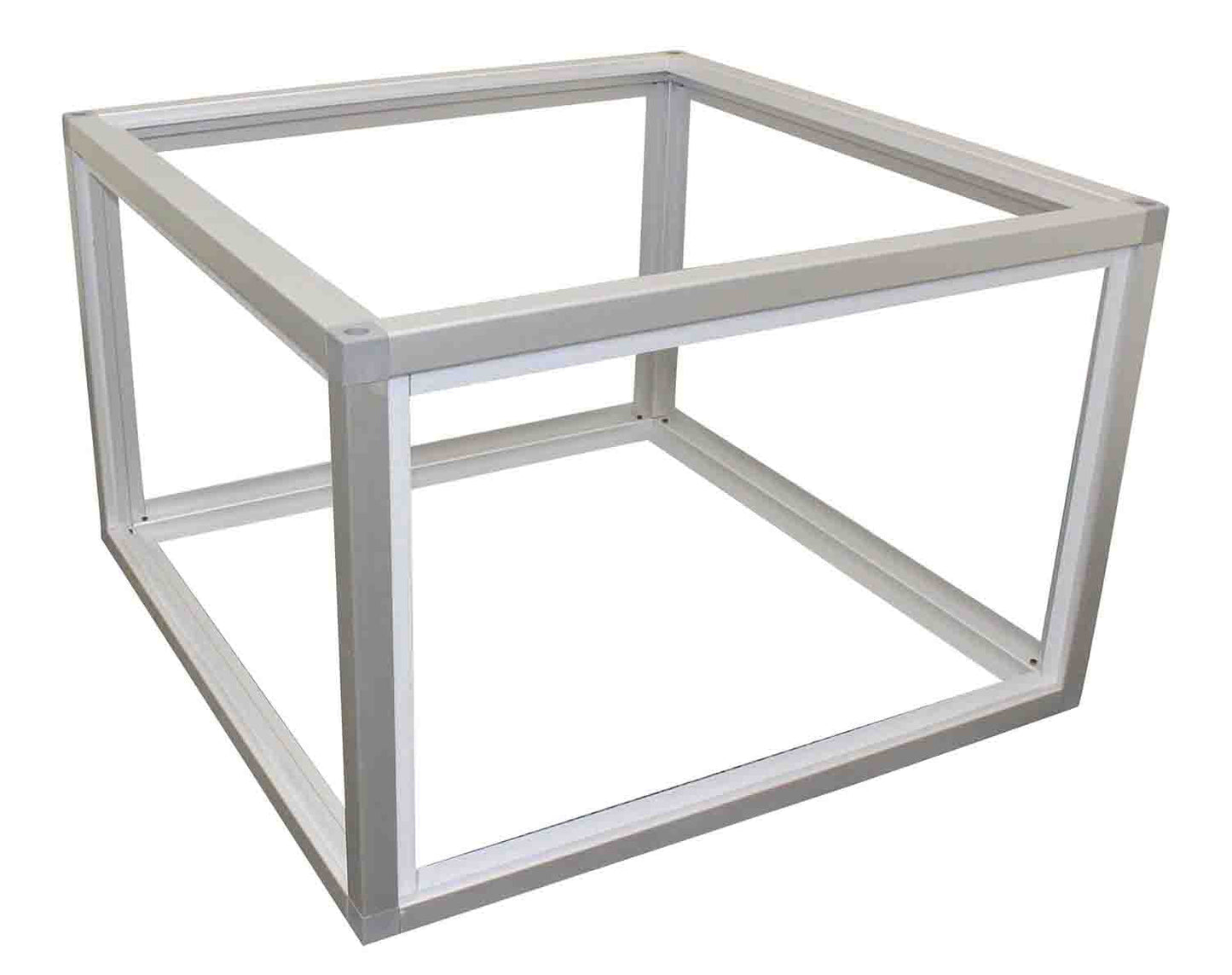 ProX XSA-2X2-16 LUMOStage 16-Inch High Acrylic Platform Riser Section with Clamps And 2 Side Acrylic Covers