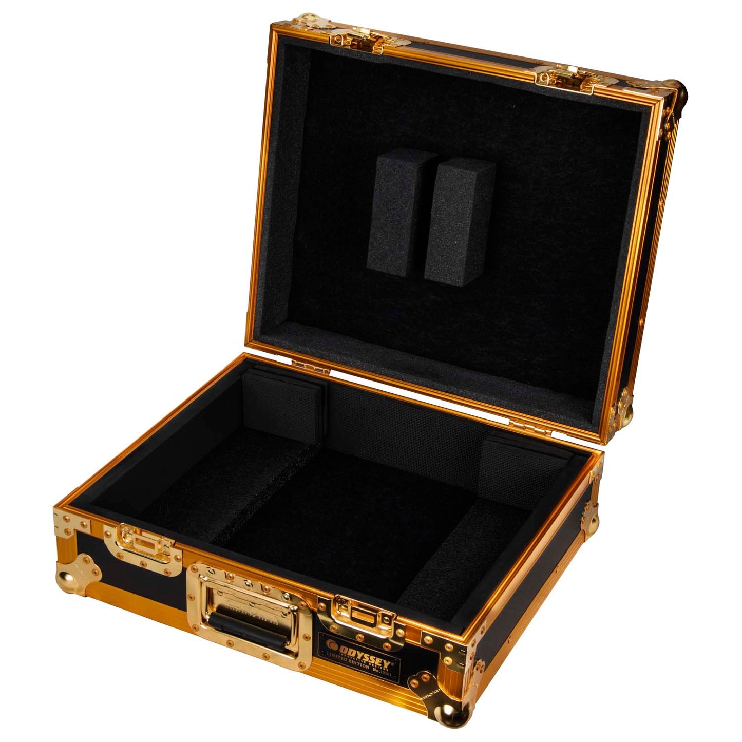Odyssey FZ1200GOLD Limited Edition Gold Turntable Flight Case - Hollywood DJ