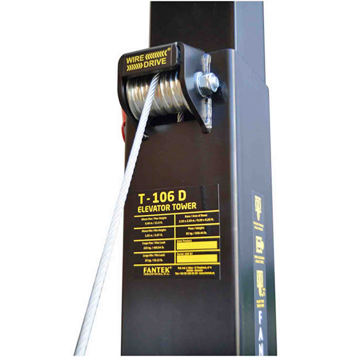 ProX XTF-T106D, Top Loading Lifting Tower - Capacity 496 lbs - Hollywood DJ